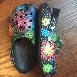Fourth of July fireworks crocs!